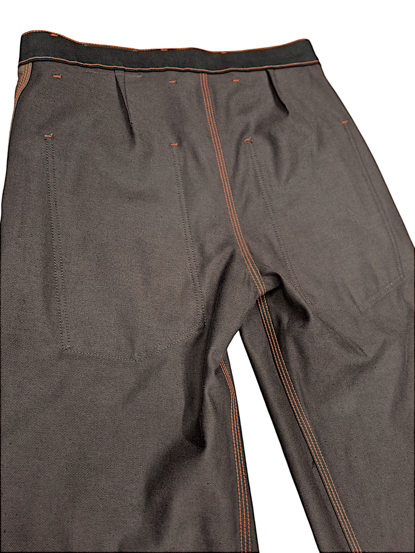 men's Dark Brown No Limit London Leg Embroidery Wide Leg Baggy Jeans 104