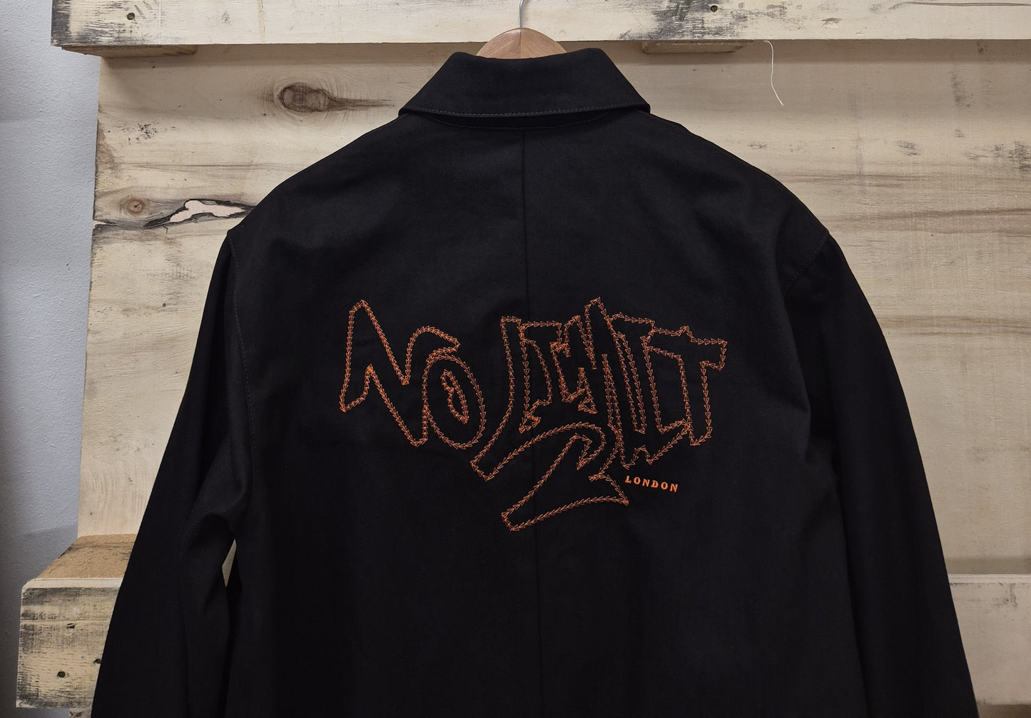 Men's Dark Chocolate No Limit London Brown Blouson Bomber lined Jacket