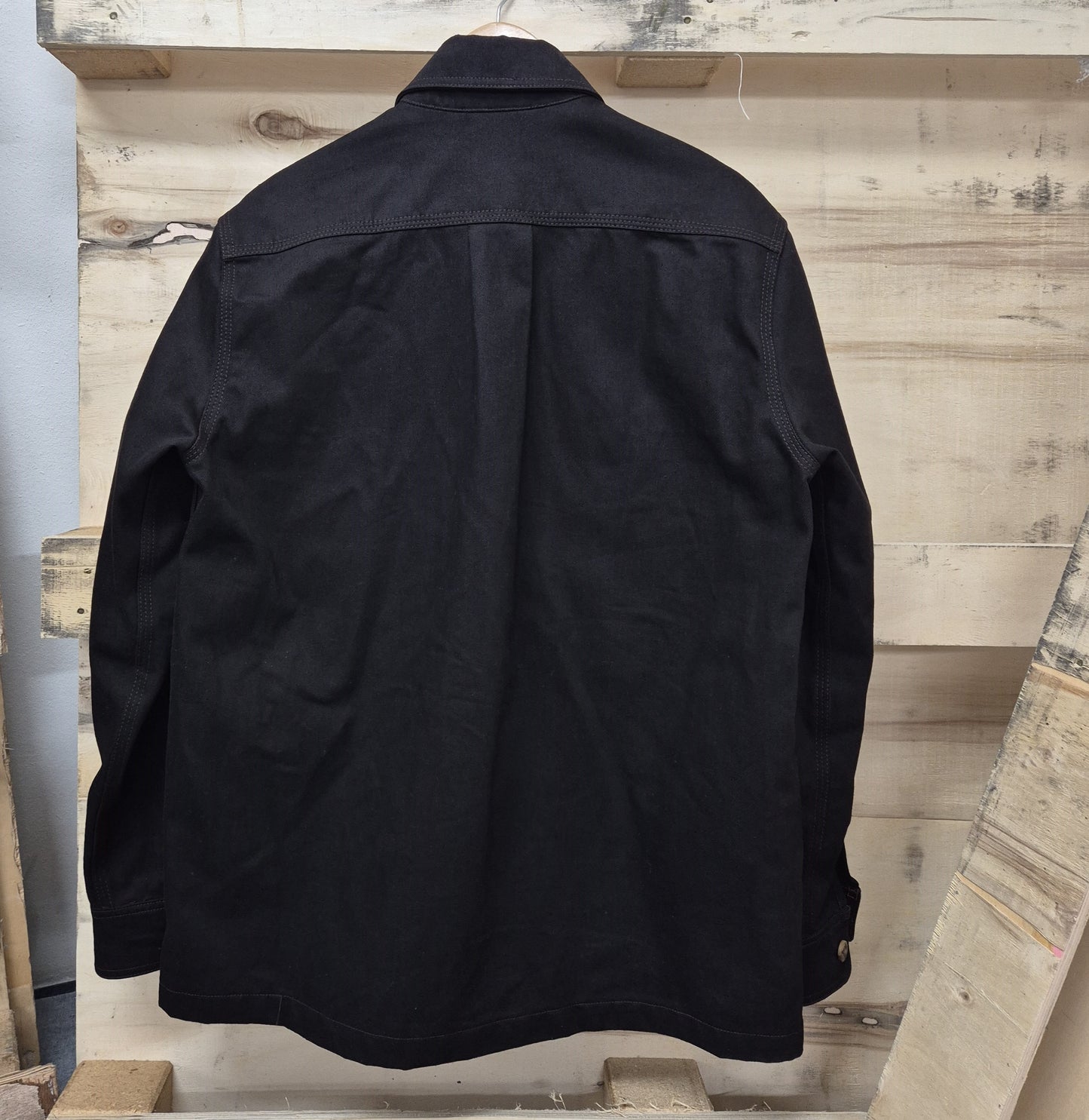 Men's Dark Chocolate Over Denim Button Shirt No limit london