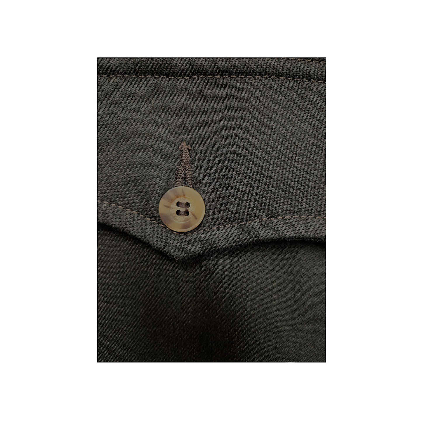 Men's Dark Chocolate Over Denim Button Shirt No limit london